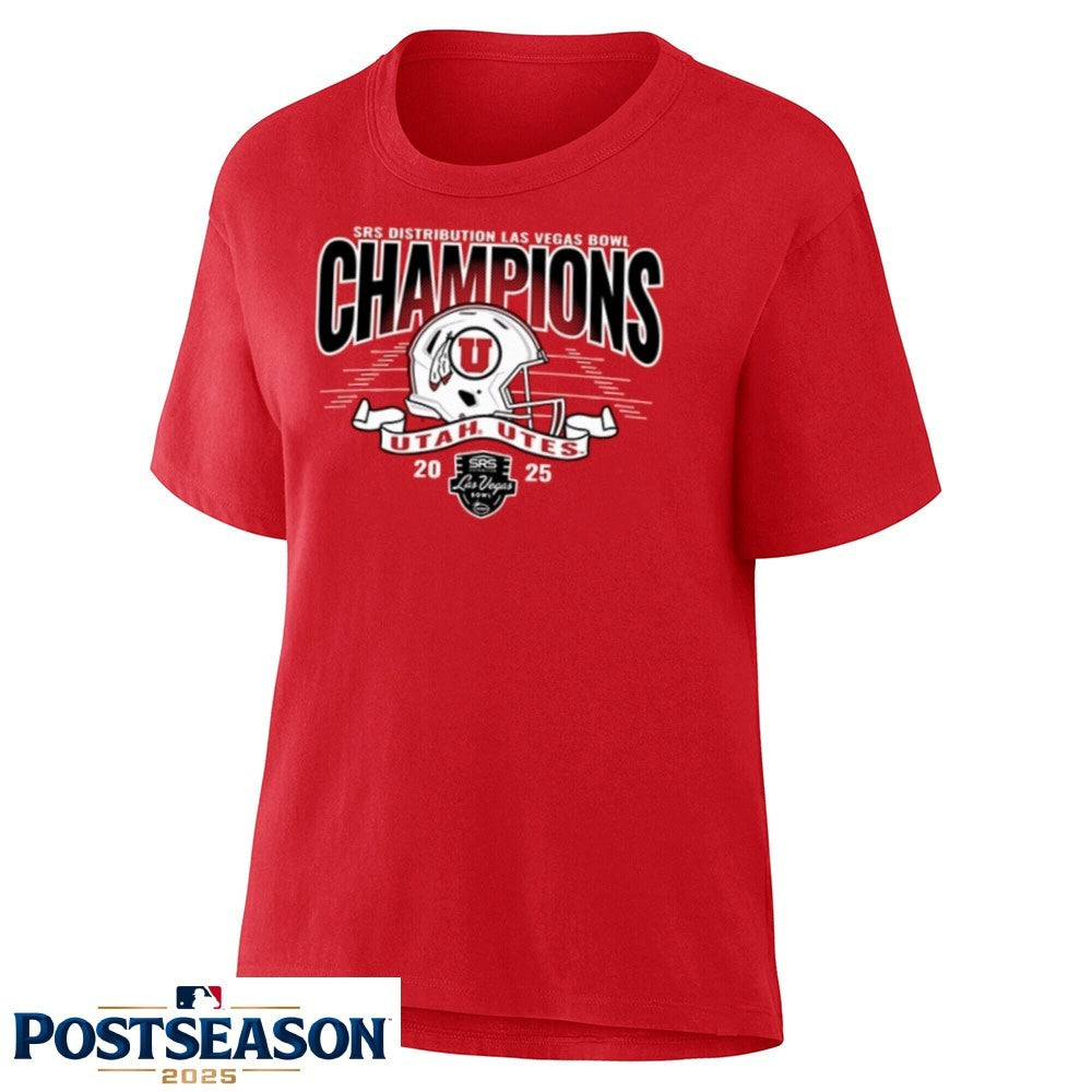 Utah Utes 2025 Las Vegas Bowl Football Champions Shirt