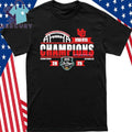 Utah Utes 2025 SRS Distribution Las Vegas Bowl Champions Locker Room Shirt