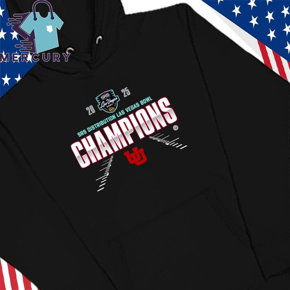 Utah Utes 2025 SRS Distribution Las Vegas Bowl Champions Shirt