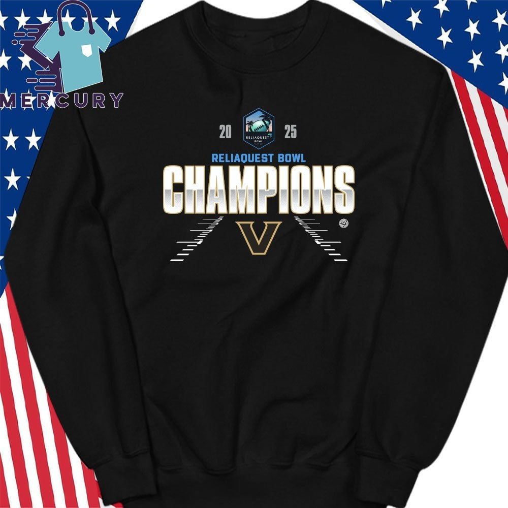 Vanderbilt Commodores 2025 ReliaQuest Bowl Champions Shirt
