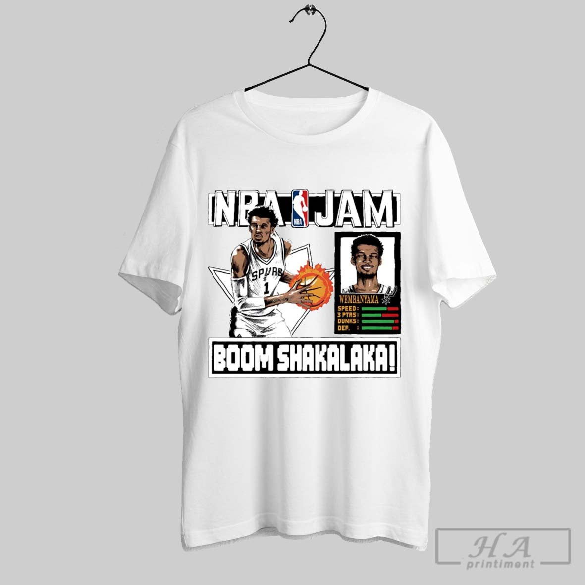 Official Victor Wembanyama Nba Jam Boom Shakalaka Spurs