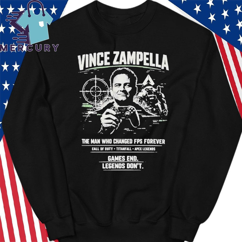 Vince Zampella The Man Who Changed Fps Forever Shirt
