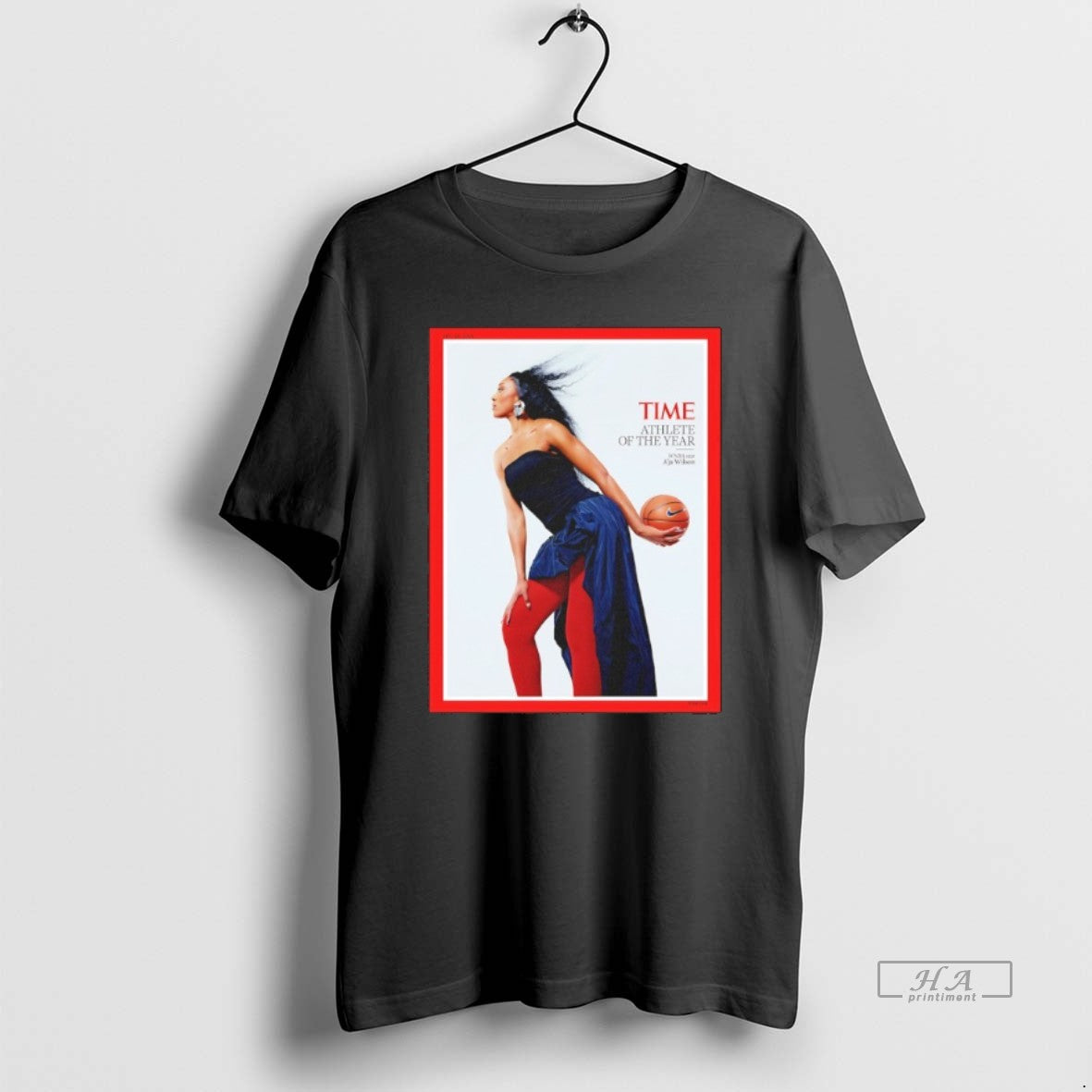 Official Wnba Star Aja Wilson Is Time Athlete Of The Year T-Shirts, Hoodie, Sweatshirt | AU01DripNestTees.com