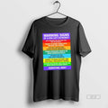 Official Warning Signs Of A Far Left Extremist Terryfing Huh T-Shirts, Hoodie, Sweatshirt | AU01DripNestTees.com
