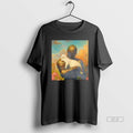Official Warrior Knight Holding White Cat Behind Blue Sky T-Shirts, Hoodie, Sweatshirt | AU01DripNestTees.com