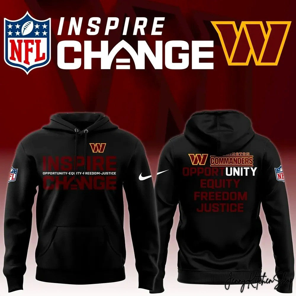 Washington Commanders Inspire Change 2025 Hoodie Shirt