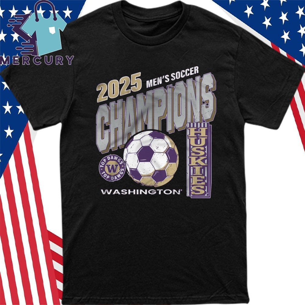 Washington Huskies 2025 NCAA Men’s Soccer National Champions Shirt
