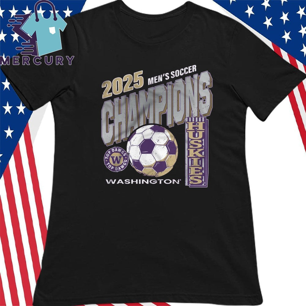 Washington Huskies 2025 NCAA Men’s Soccer National Champions Shirt