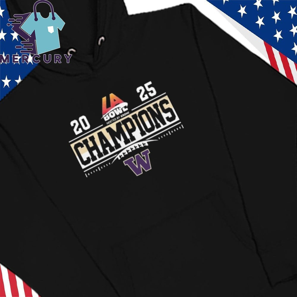 Washington Huskies Football 2025 2026 Champions Bucked Up LA Bowl Hosted By Gronk Shirt
