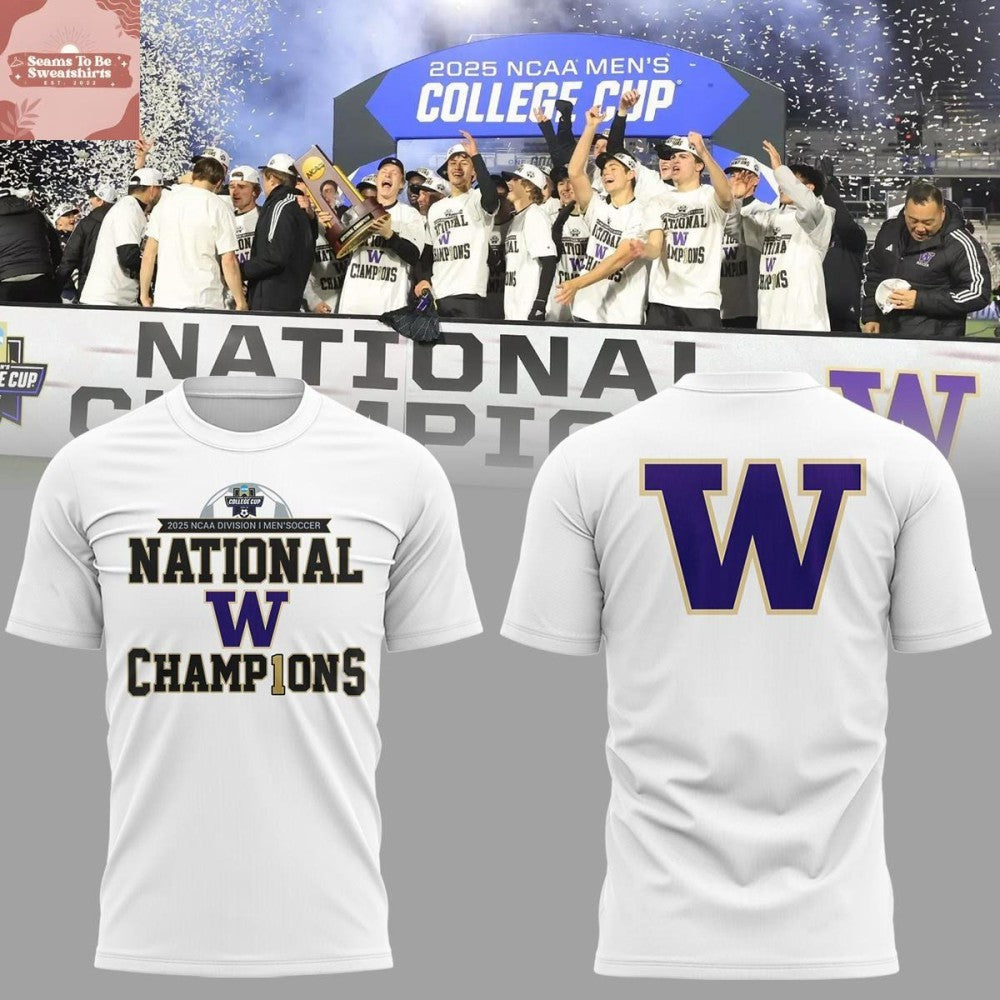 Washington Huskies National Champions NCAA 2025 Special 2 Sided Shirt
