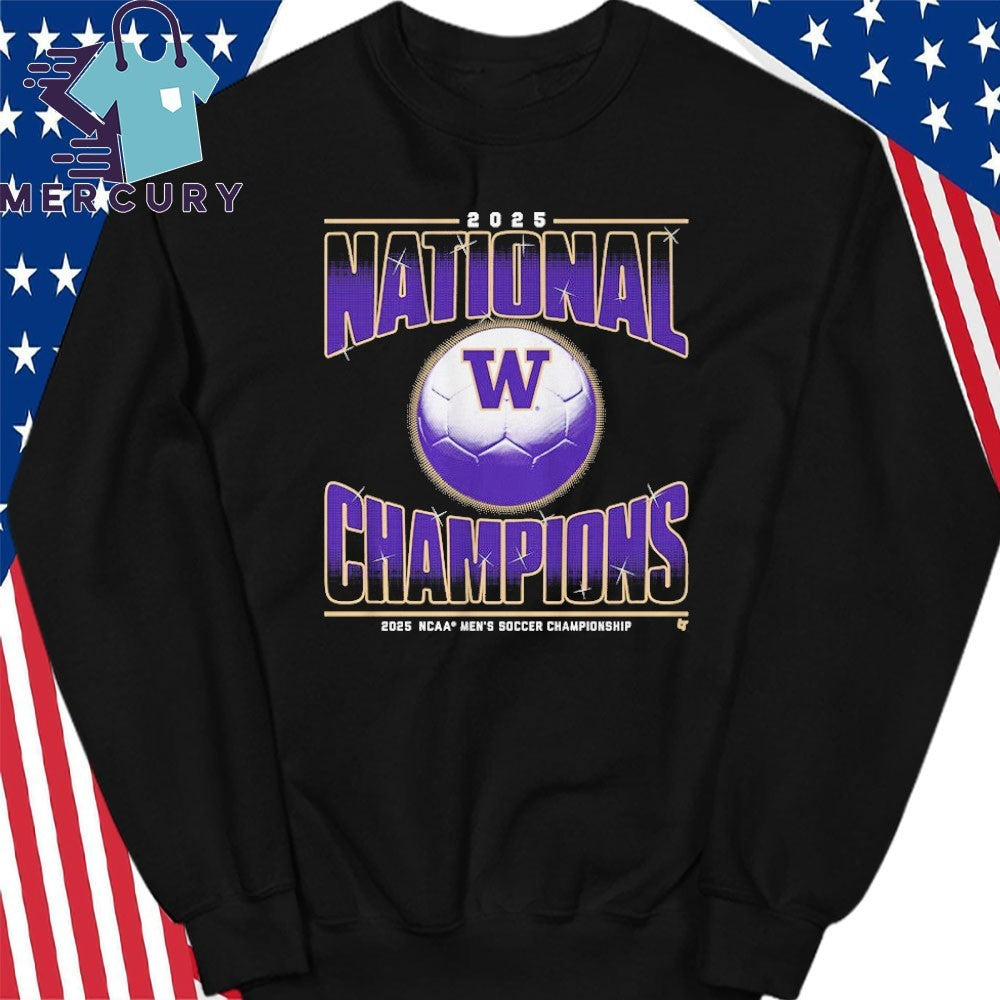 Washington Men’s Soccer 2025 National Champions Shirt