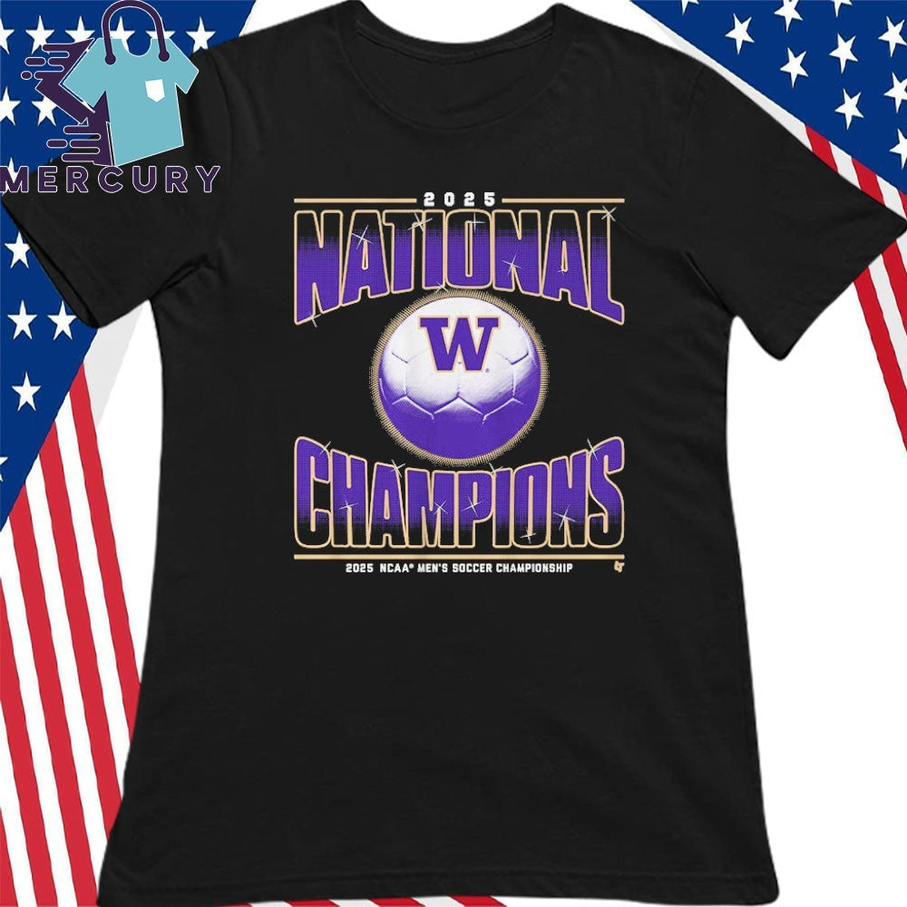 Washington Men’s Soccer 2025 National Champions Shirt