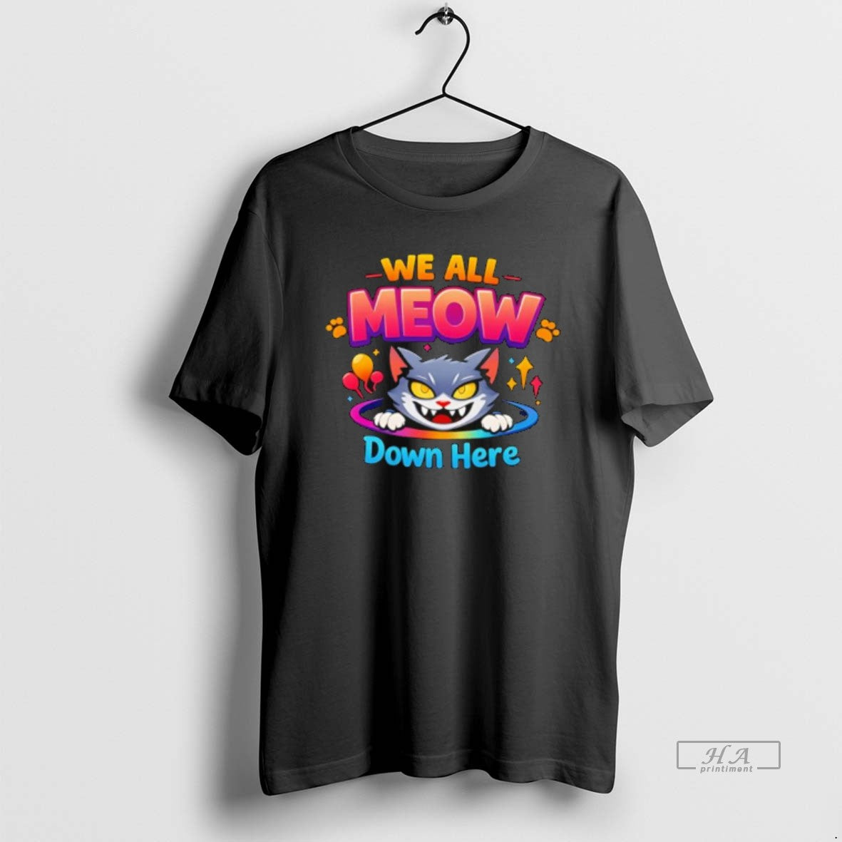 Official We All Meow Down Here Pride Cute T-Shirts, Hoodie, Sweatshirt | AU01DripNestTees.com