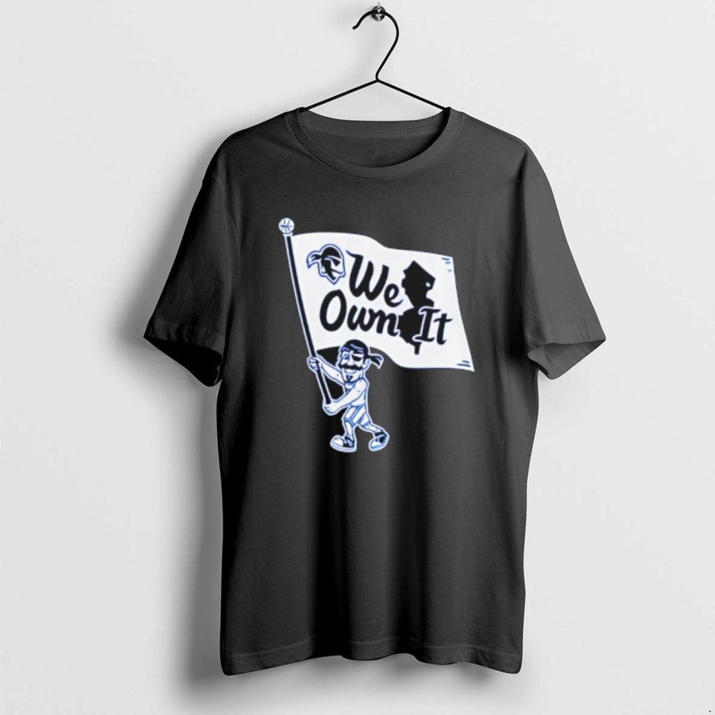 Official We Own It Seton Hall Pirates Jersey Bleeds Blue T-Shirts, Hoodie, Sweatshirt | AU01DripNestTees.com