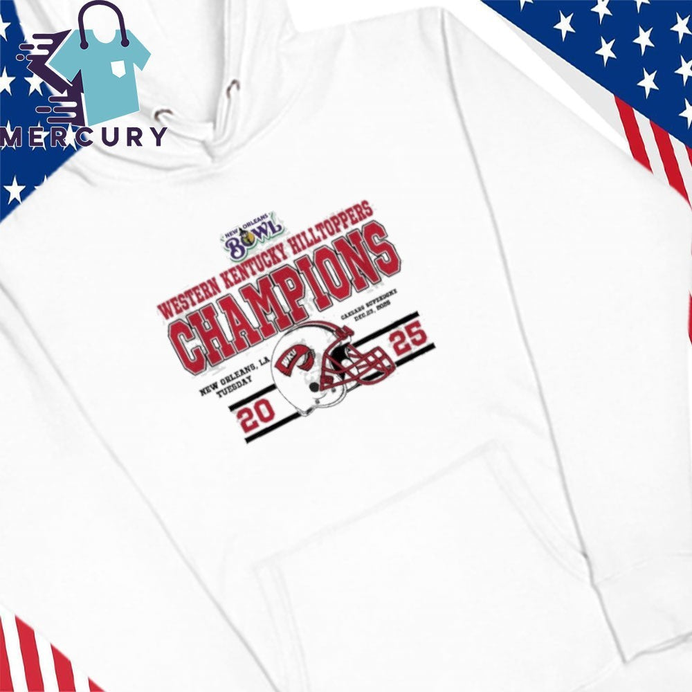 Western Kentucky Hilltoppers Wins 2025 New Orleans Bowl Champions Shirt