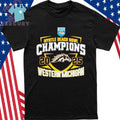 Western Michigan Football 2025 Myrtle Beach Bowl Champions Logo Shirt