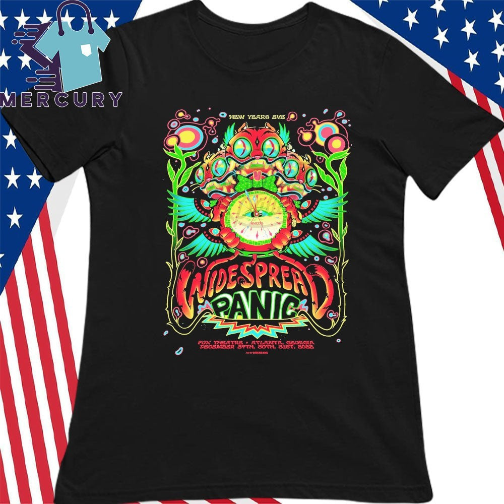 Widespread Panic Fox Theatre in Atlanta GA Dec 29-31 2025 Shirt