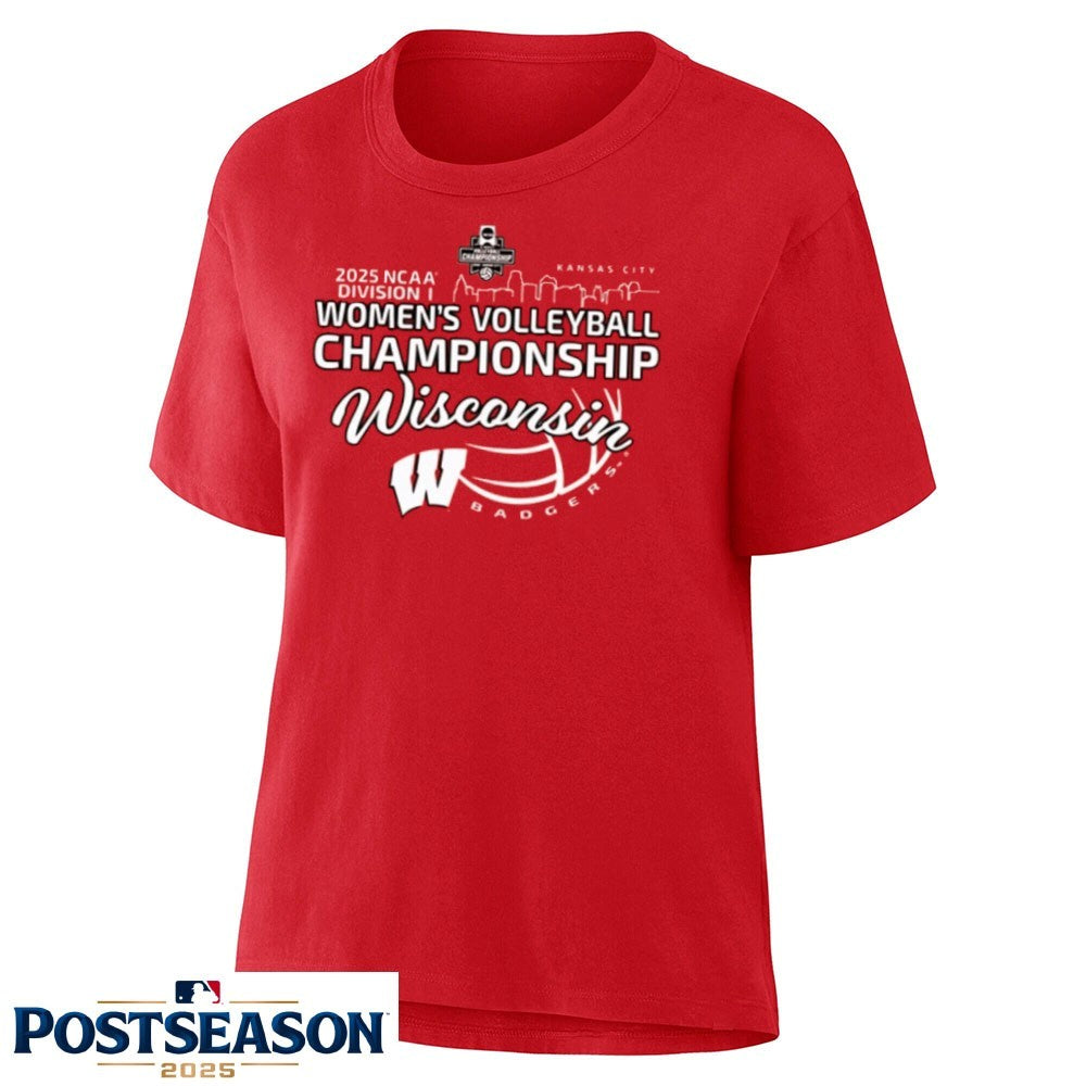 Wisconsin Badgers 2025 NCAA Division 1 Women’s Volleyball Champions Shirt