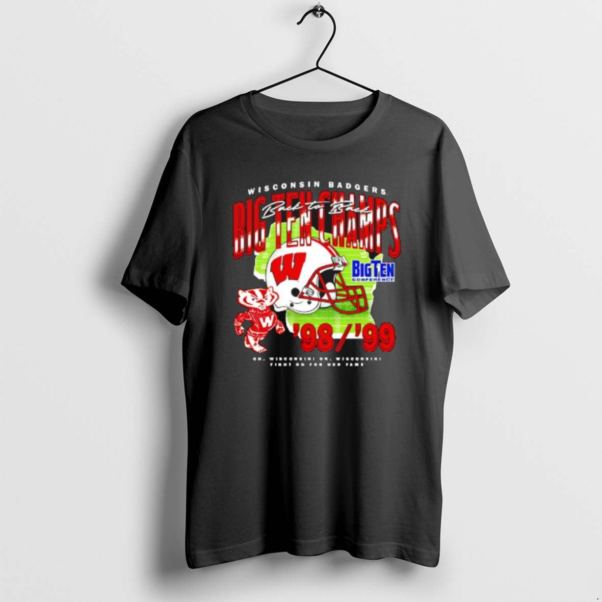 Official Wisconsin Badgers Back To Back Big Ten Champions T-Shirts, Hoodie, Sweatshirt | AU01DripNestTees.com