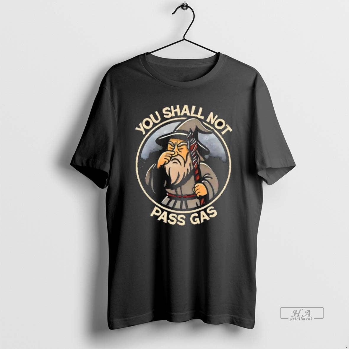 Official Wizard You Shall Not Pass Gas Cartoon T-Shirts, Hoodie, Sweatshirt | AU01DripNestTees.com