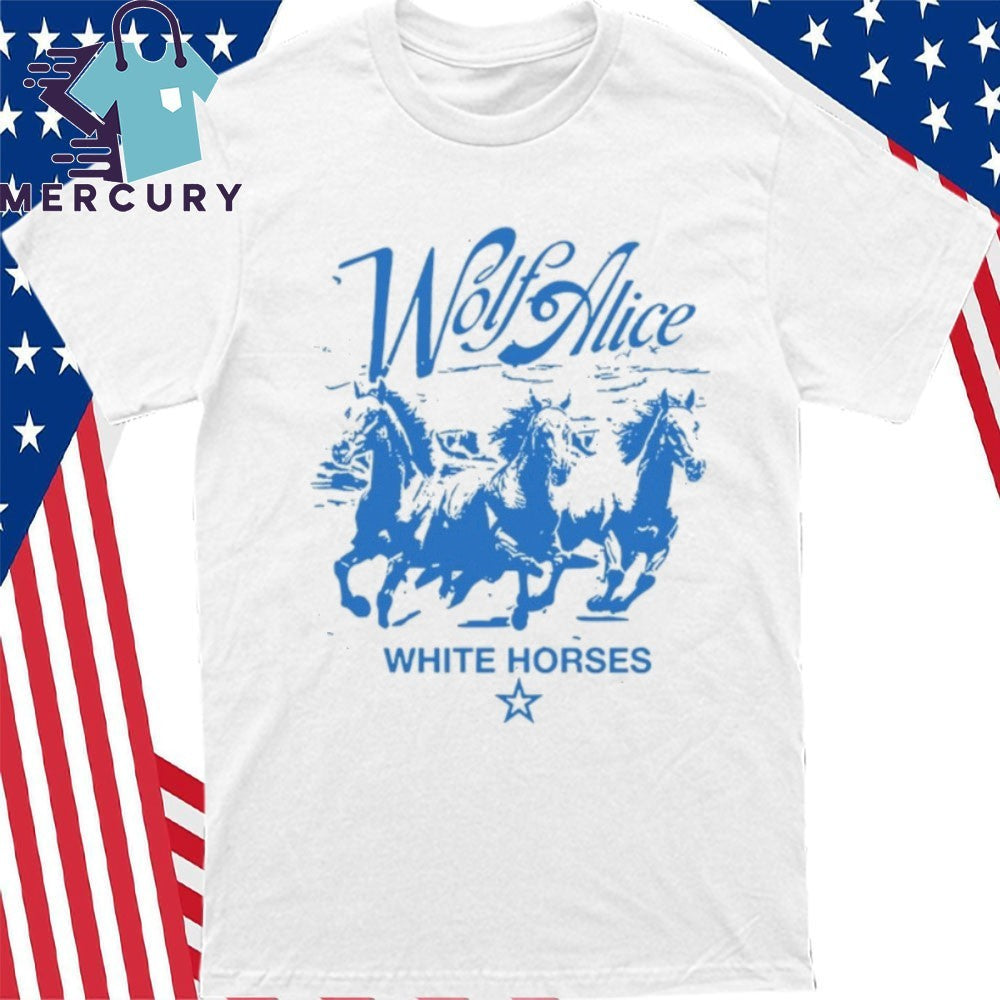 Wolf Alice White Horses Shirt