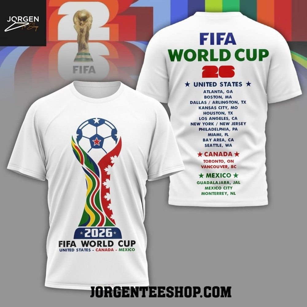 World Cup 2026 United States The Host Schedule Shirt