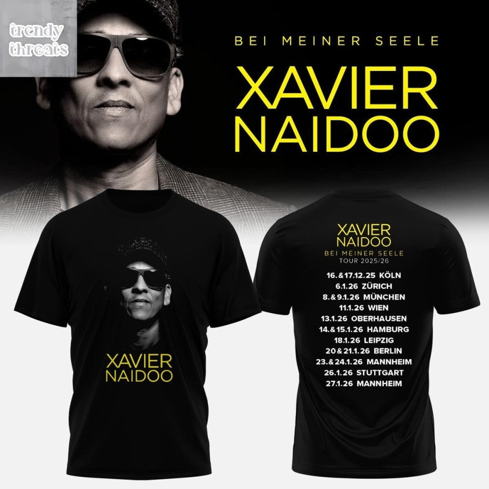 Xavier Naidoo Bei Meiner Seele Tour 2026 Shirt
