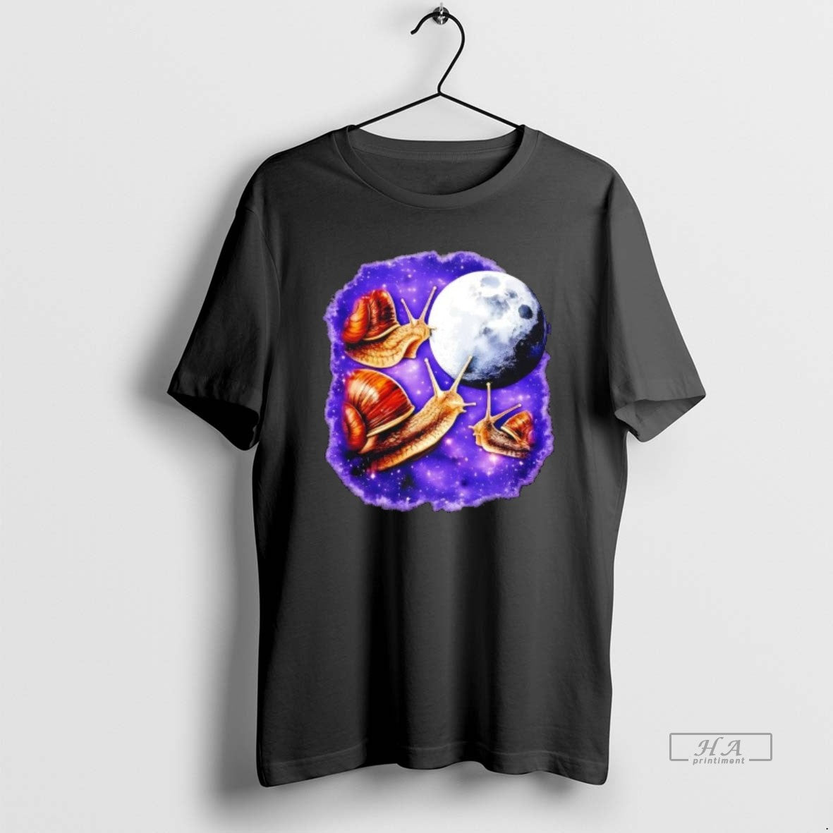 Official Yearning Snails In Space Moon Graphic T-Shirts, Hoodie, Sweatshirt | AU01DripNestTees.com