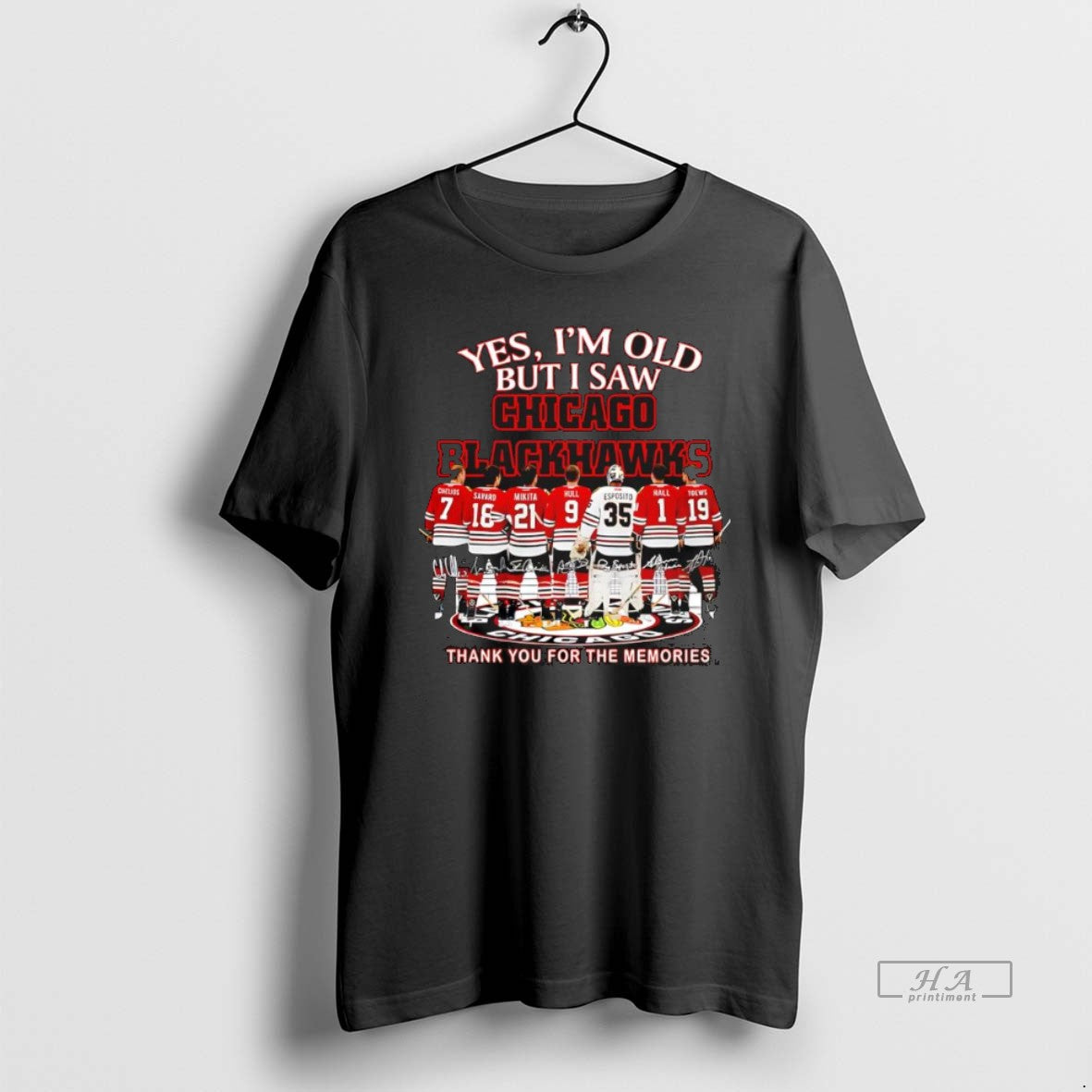 Official Yes Im Old But I Saw Chicago Blackhawks Stan Mikita Signatures Thank You For T-Shirts, Hoodie, Sweatshirt