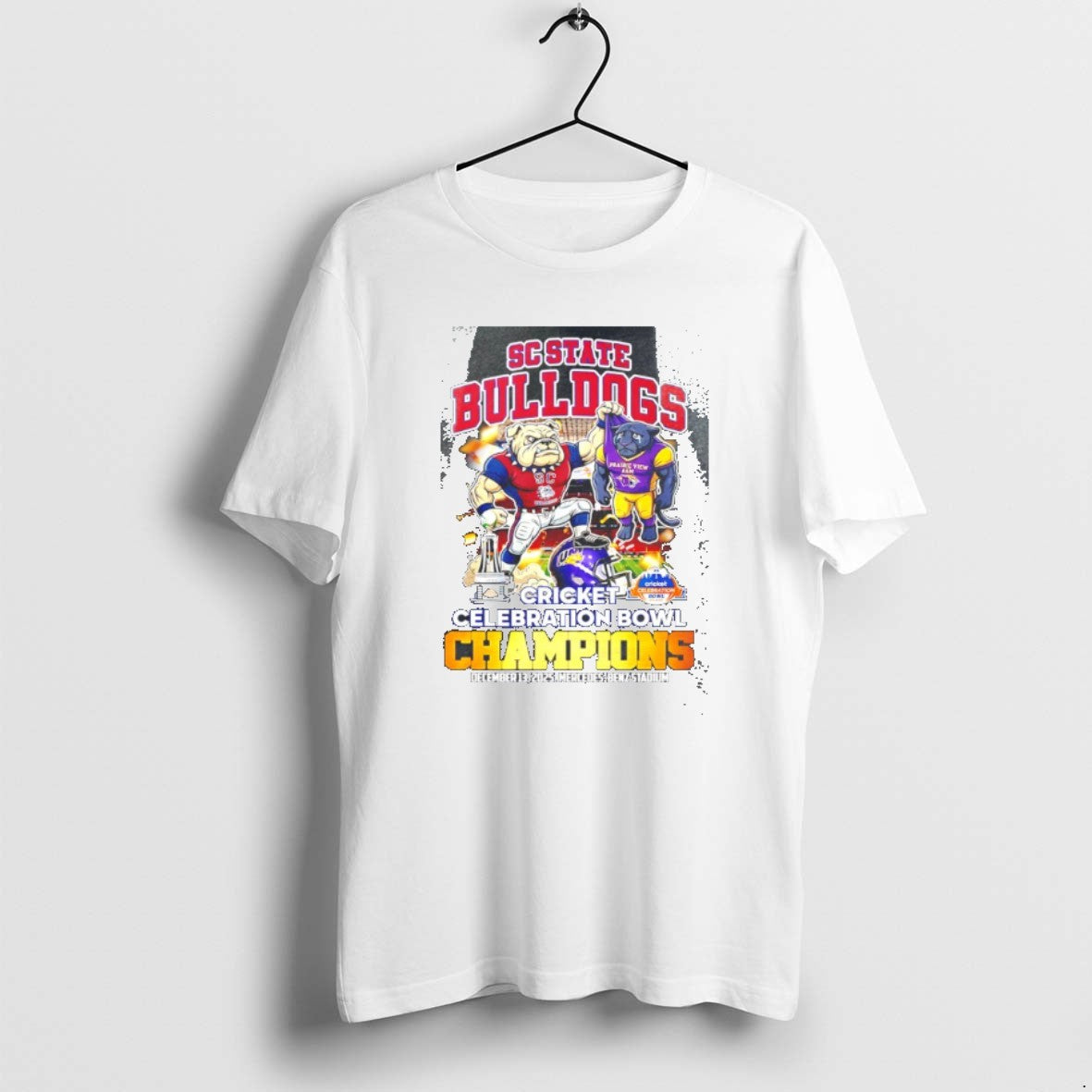 Official Dkwfz61k Sc State Bulldogs 2025 Cricket Celebration Bowl Champions Mascot T-Shirts, Hoodie, Sweatshirt