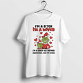 Official Ur4fxkny Grinch Santa Im A Bitch Im A Lover Im A Crazy Ass Mother T-Shirts, Hoodie, Sweatshirt