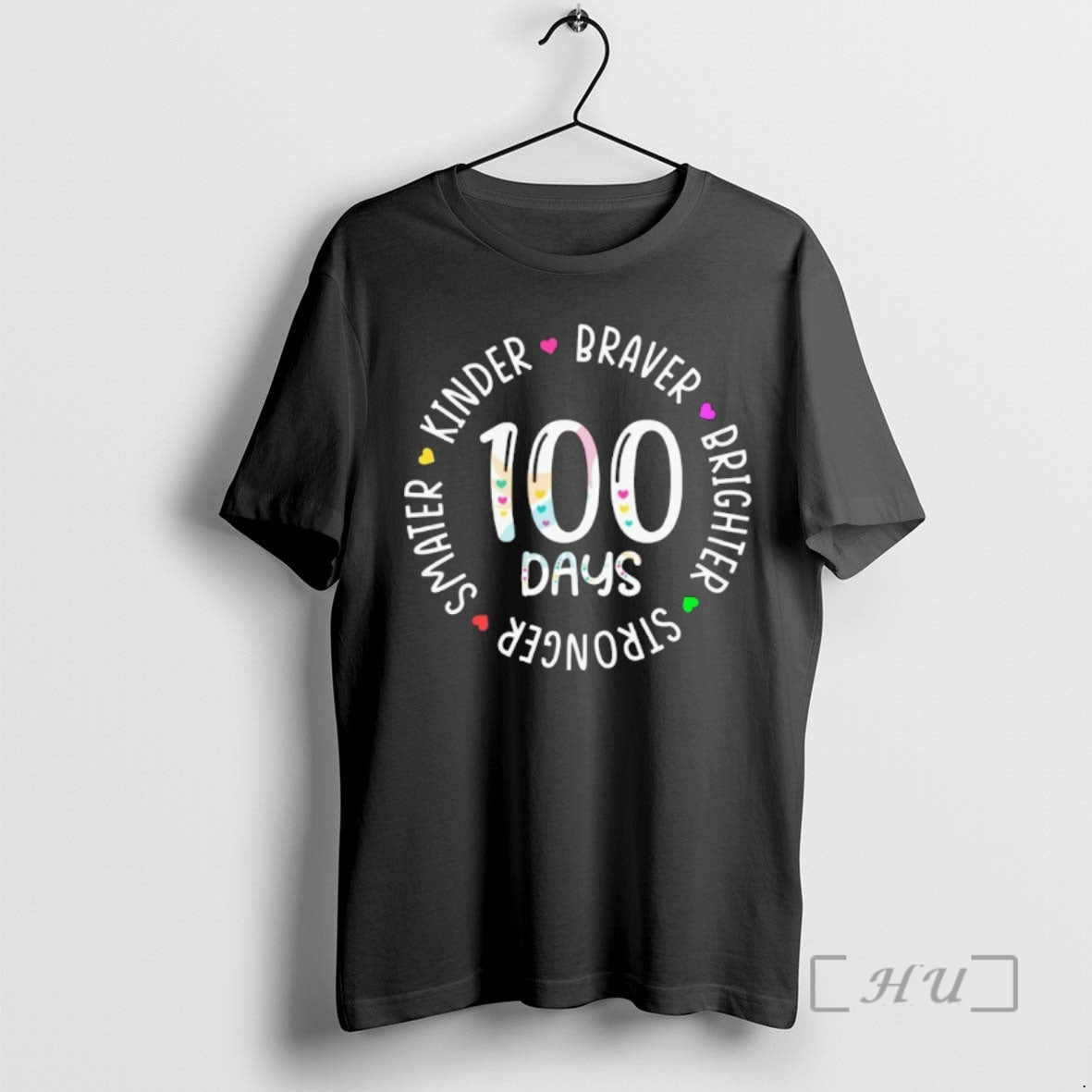 Officials 100 Days Teacher Smarter Kinder Braver T-Shirts, Hoodie, Sweatshirt | AU01DripNestTees.com