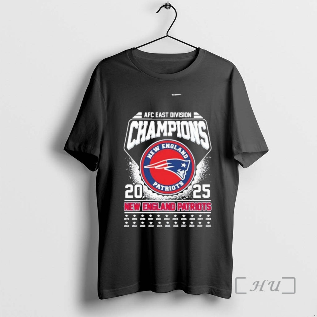 Officials 2025 Afc Champions Ne Patriots T-Shirts, Hoodie, Sweatshirt | AU01DripNestTees.com