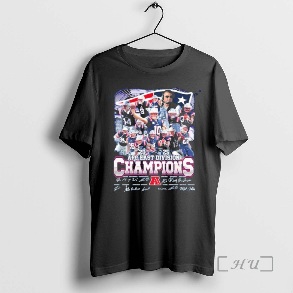 Officials 2025 Afc East Division Champions Team Player Signature T-Shirts, Hoodie, Sweatshirt | AU01DripNestTees.com