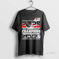 Officials 2025 Big 12 Conference Champions Texas Tech 34 7 Byu Score Premium T Shirts Hoodie, Sweatshirt