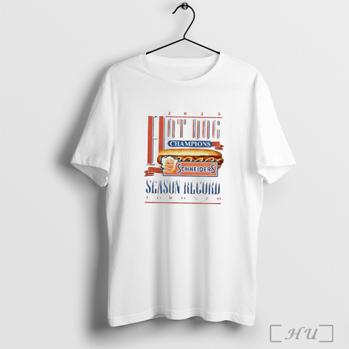 Officials 2025 Hot Dog Champions Schneiders Season Record Toronto T Shirt