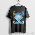 Officials 2025 Mlb Postseason Seattle Al West Champions Seize The Moment T Shirt
