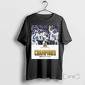 Officials 2025 Wasabi Fenway Bowl Champions Army Black Knights Defeated Uconn Huskies Premium T Shirts