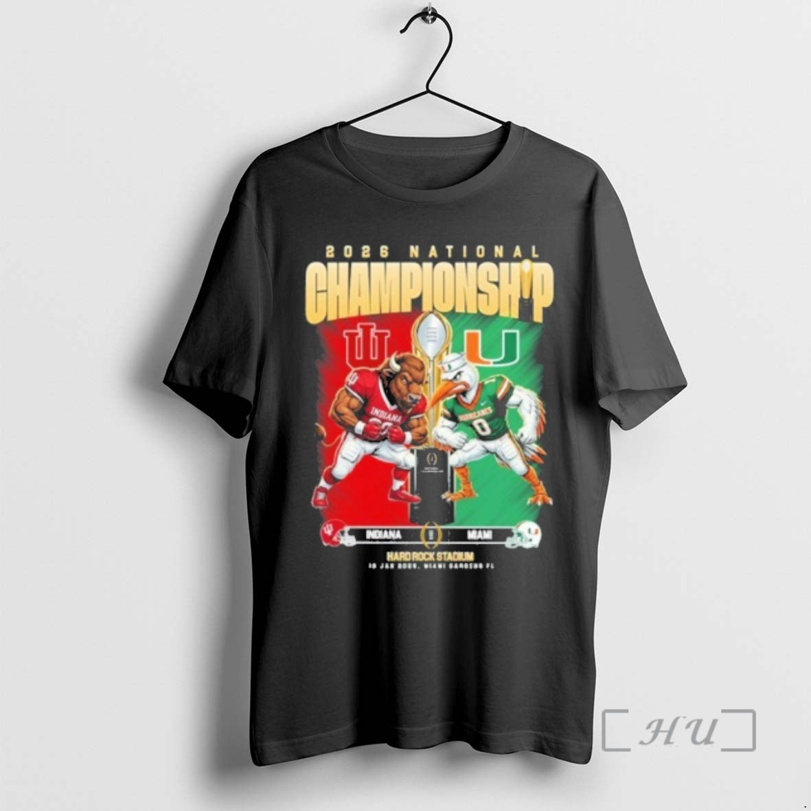 Officials 2026 National Championship Mascot Hard Rock Stadium T-Shirts, Hoodie, Sweatshirt | AU01DripNestTees.com