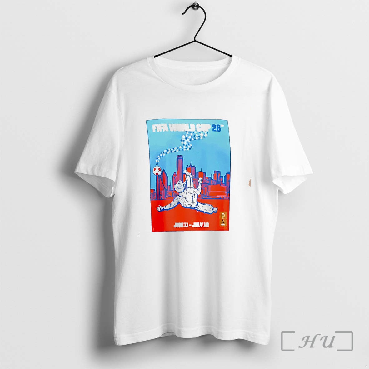 Officials 2026 World Cup Host City Dallas Tee