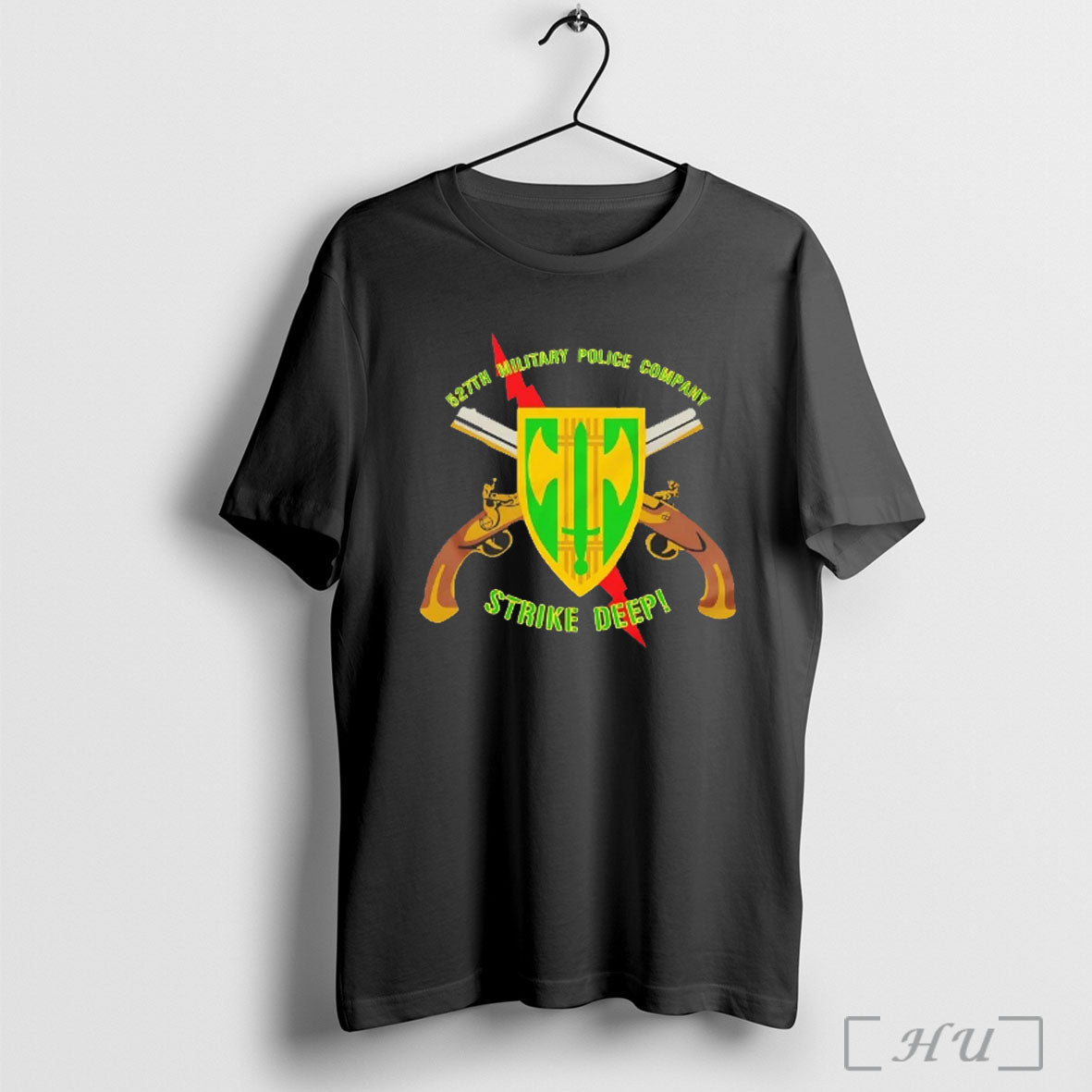 Officials 527th Military Police Company Strike Deep T Shirt