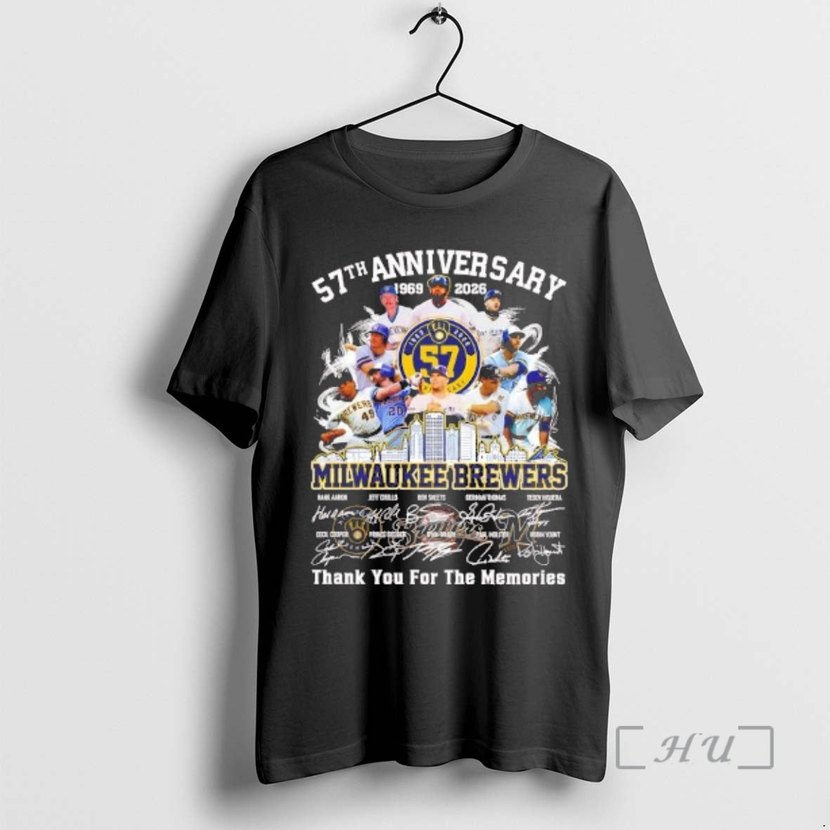 Officials 57th Anniversary Milwaukee Brewers 1969 2026 Team Players T-Shirts, Hoodie, Sweatshirt | AU01DripNestTees.com