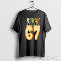 Officials 67 Halloween Meme 6 7 Numbers Six Seven Funny Skeleton T Shirt