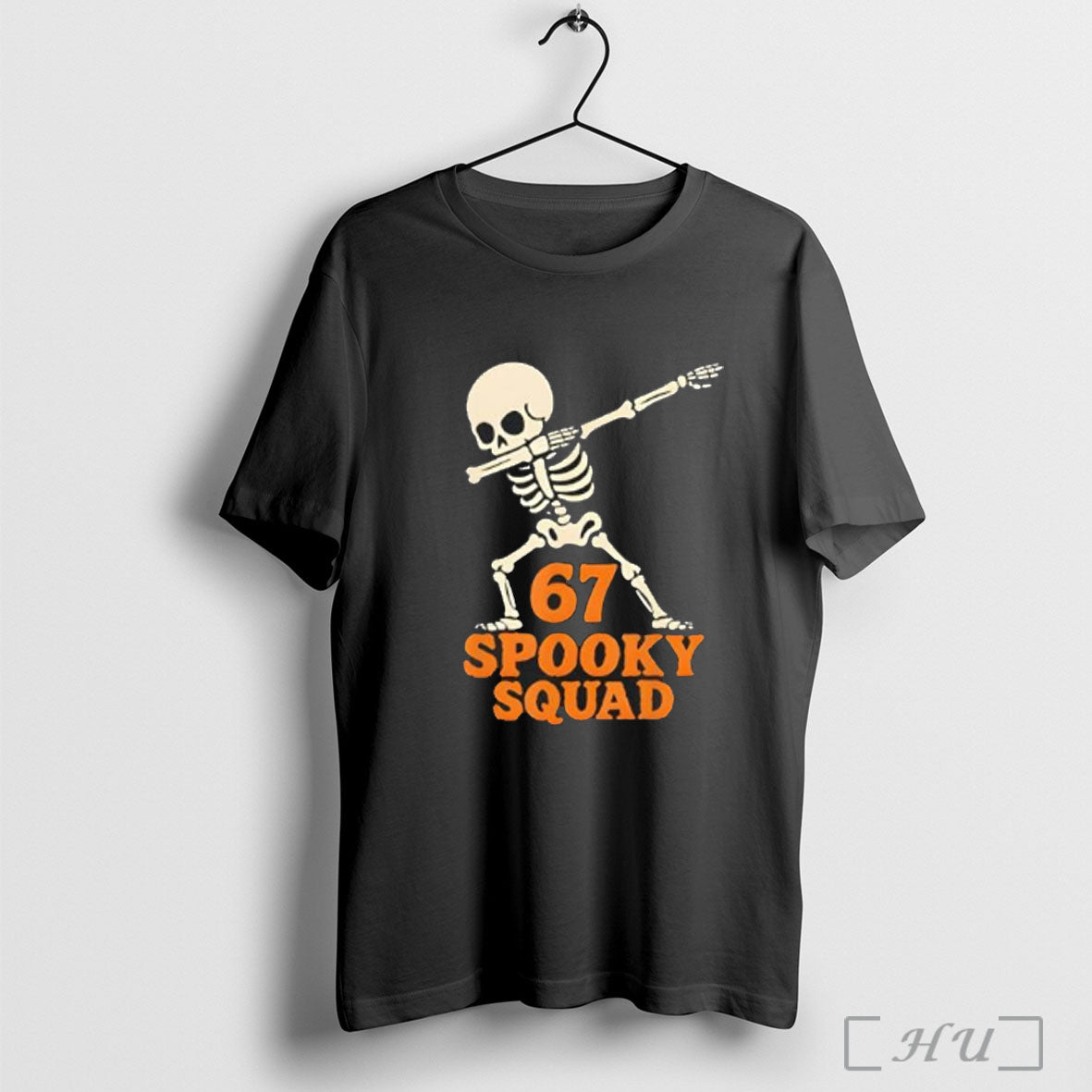Officials 67 Halloween Meme 6 7 Numbers Six Seven Skeleton T Shirt