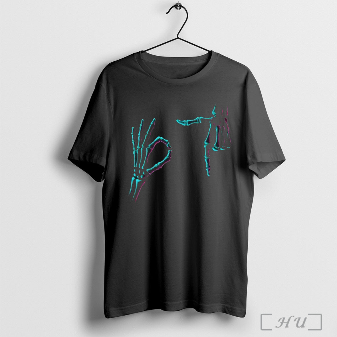 Officials 67 Meme Skeleton Hand 6 7 Halloween Six Seven Funny Teens T Shirt