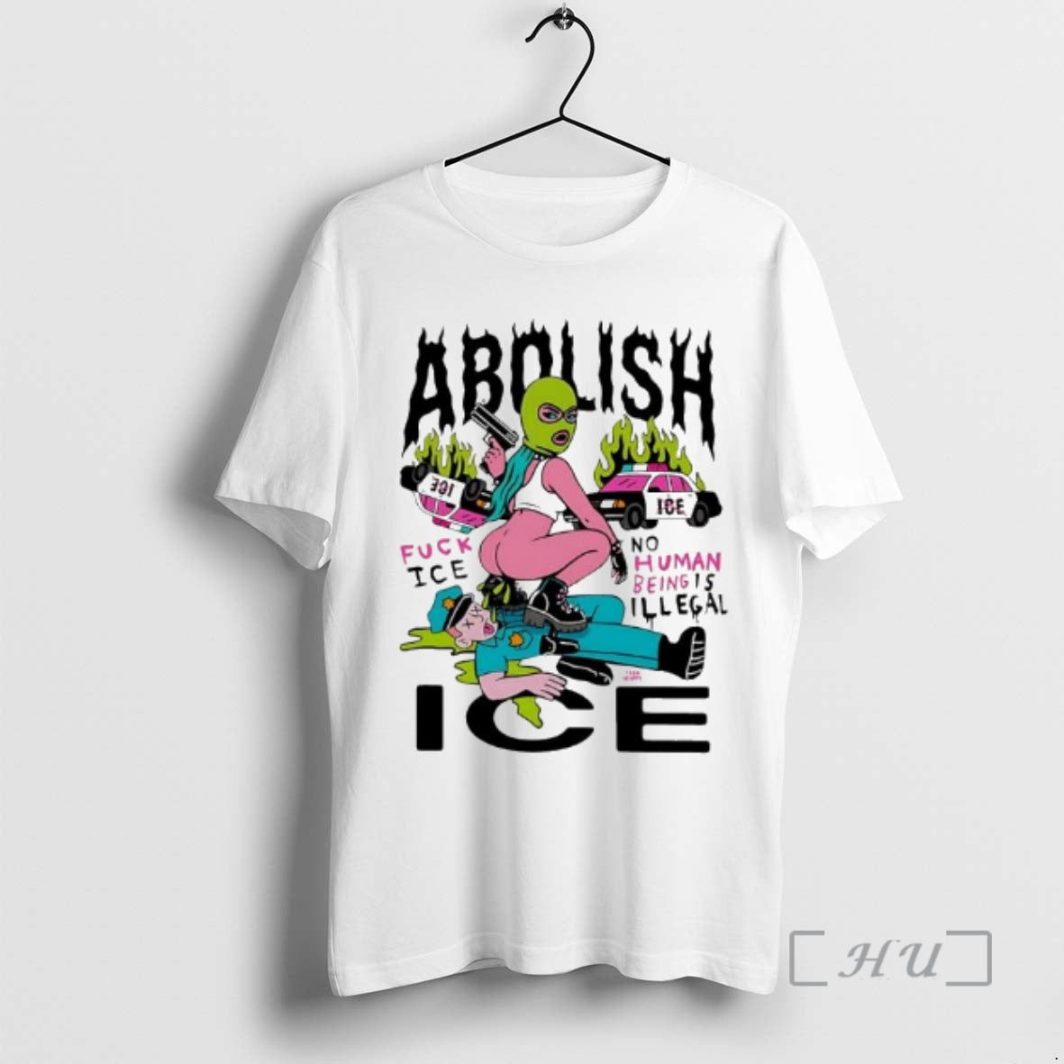 Officials Abolish Ice Fuck Ice No Human Being Is Illegal Funny Graphic Premium T Shirts Hoodie, Sweatshirt