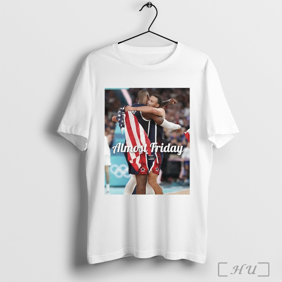 Officials Almost Friday Bron And Steph Olympics T Shirt