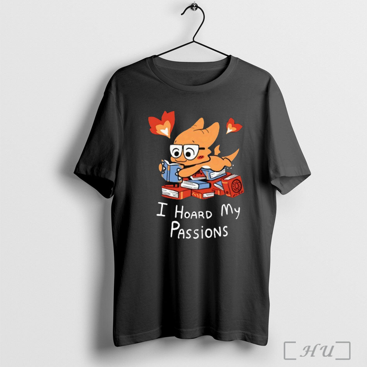 Officials Alphys Reading Book I Hoard My Passions T Shirt