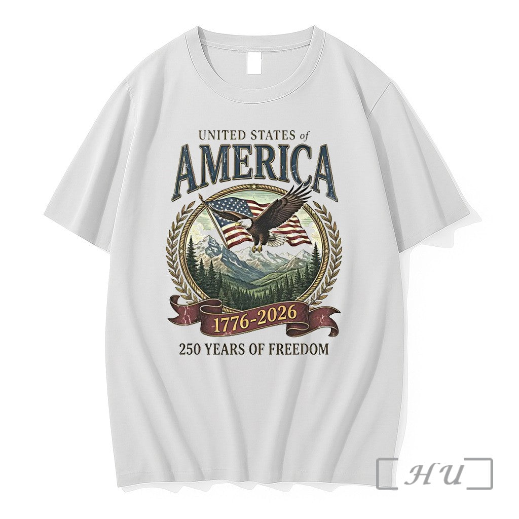Officials America 250th Anniversary 250 Years Of Freedom 90s Graphic Style Premium T Shirts Sweater