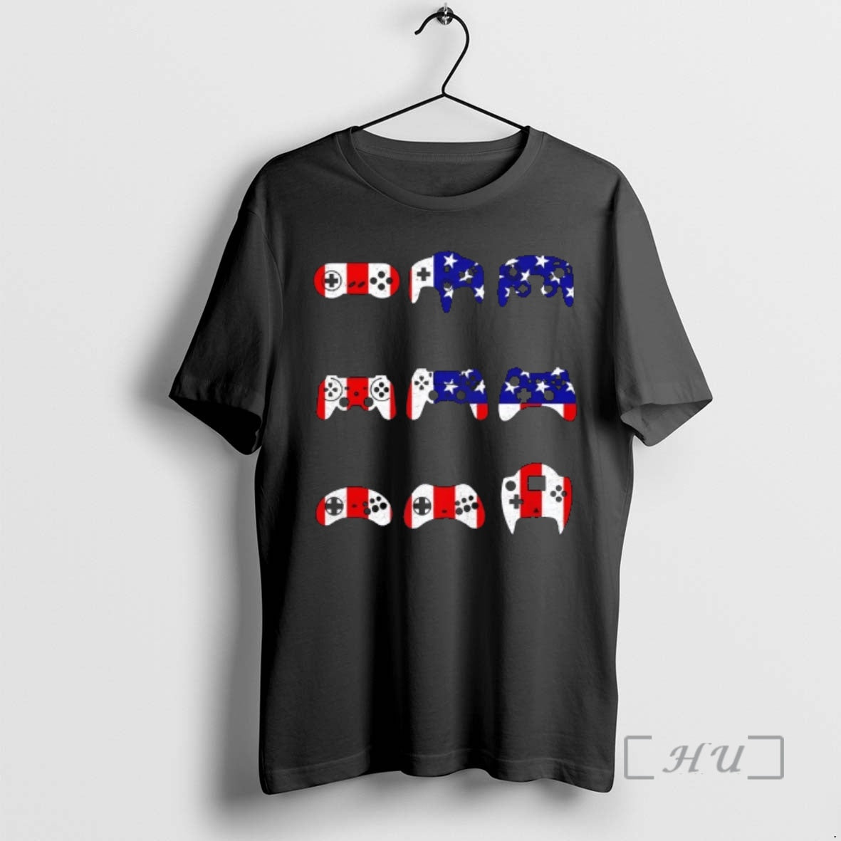 Officials American Gamer Mash Up Controllers Usa Flag T-Shirts, Hoodie, Sweatshirt | AU01DripNestTees.com